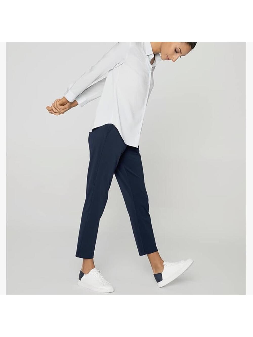 Baleaf Travel Tech Ankle Pants in Royal Navy - Size L